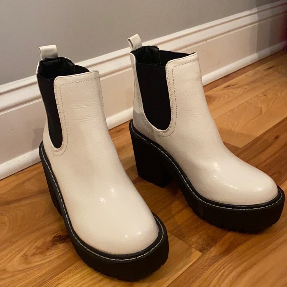 white booties